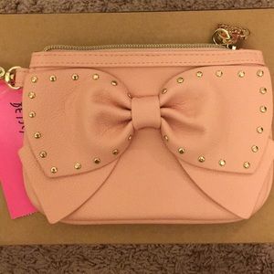 Betsey Johnson zipper pouch
